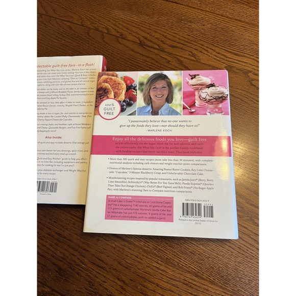 Marlene Koch Eat What You Love Cookbook & Quick & Easy Cookbooks Set Of 2 - Picture 7 of 11